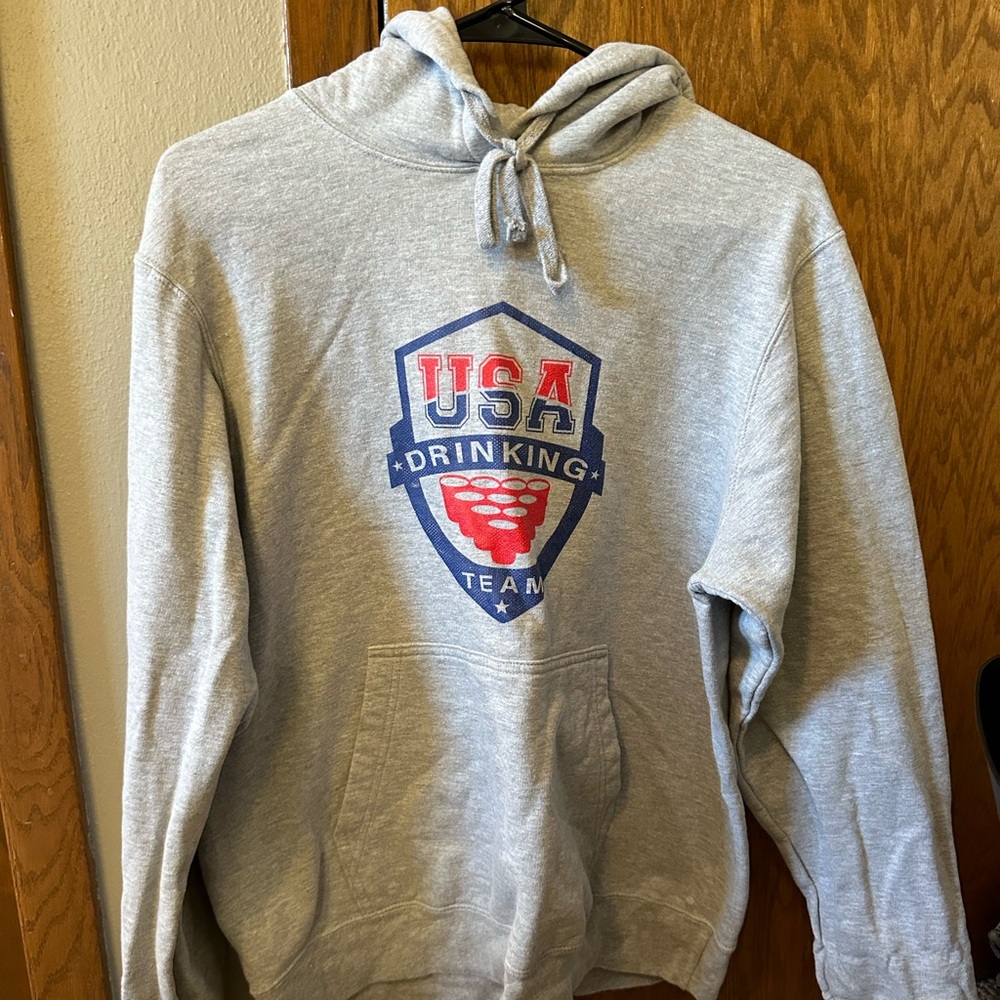 USA drinking team hoodie